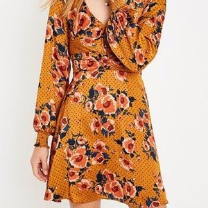 NWT Free People Morning light floral mini dres…